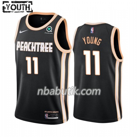 NBA Børn Trøje Atlanta Hawks Trae Young 11 Nike 2019-20 City Edition Swingman